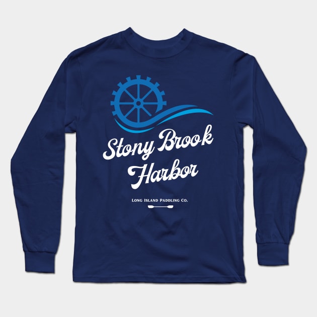 Long Island Paddling Co. Stony Brook Harbor Long Sleeve T-Shirt by LongIslandPaddlingCo